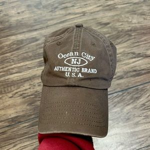 Ocean City New Jersey Brown Vintage Hat